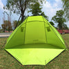 2 Person Green Pop Up Fishing Tent,Green Beach tent, Sunshade Shelter tent