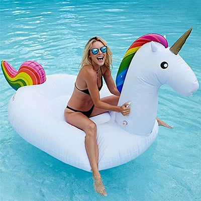 Giant Inflatable Unicorn Pool Beach Float Raft