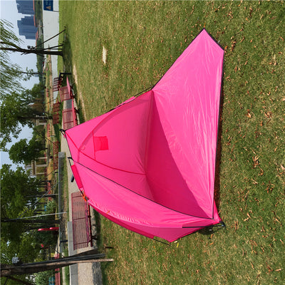 2 Person Colorful Pop Up Fishing Tent,Pink Beach tent for Girl, Sunshade Shelter tent