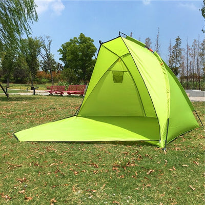 2 Person Green Pop Up Fishing Tent,Green Beach tent, Sunshade Shelter tent